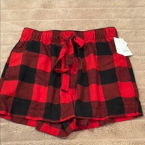 Auden Plaid PJ shorts NWT (size XS)